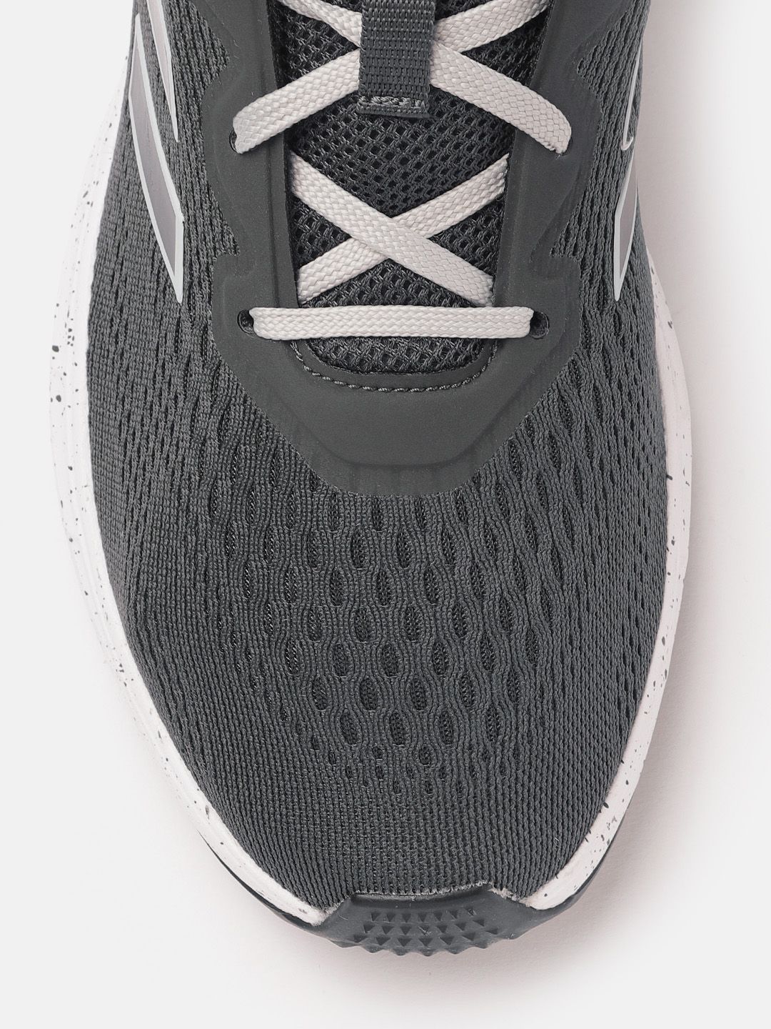  ADIDAS Men Grey Solid Woven Design Topazo Running Shoes