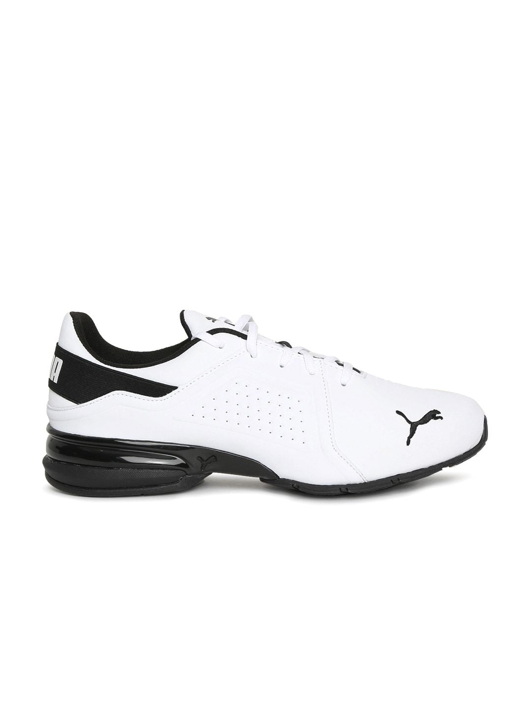  Puma Men White Running Shoes