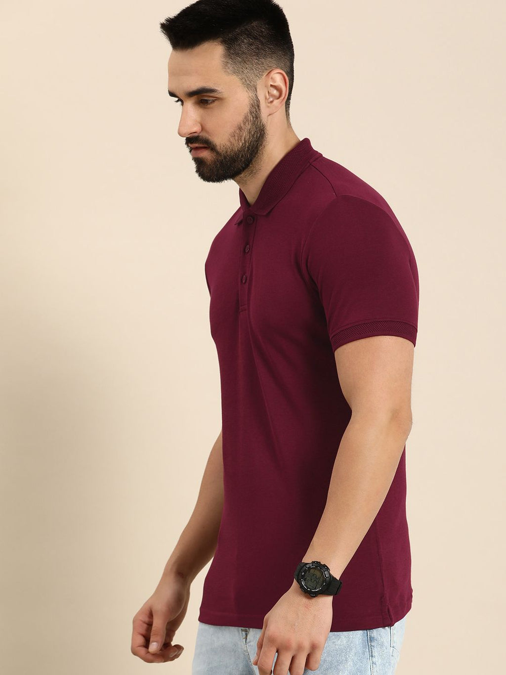  United Colors Of Benetton Polo Collar Pure Cotton T-shirt