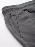  FORCE IX Men Solid Relaxed Fit Pure Cotton Cargo Joggers