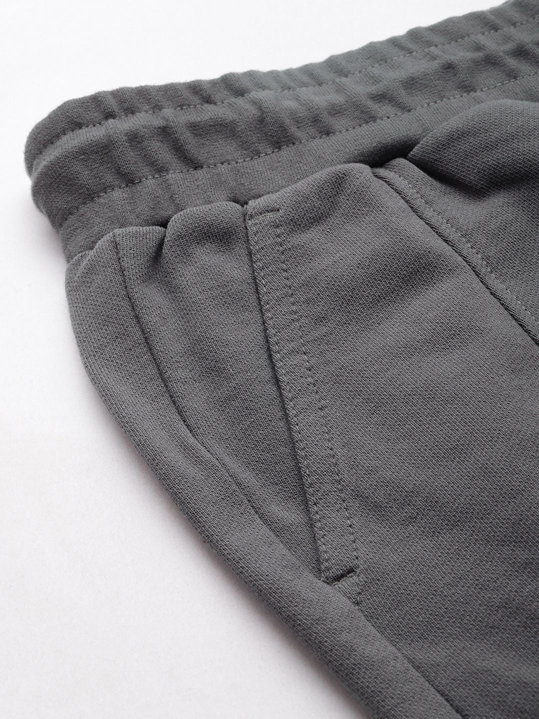 FORCE IX Men Solid Relaxed Fit Pure Cotton Cargo Joggers