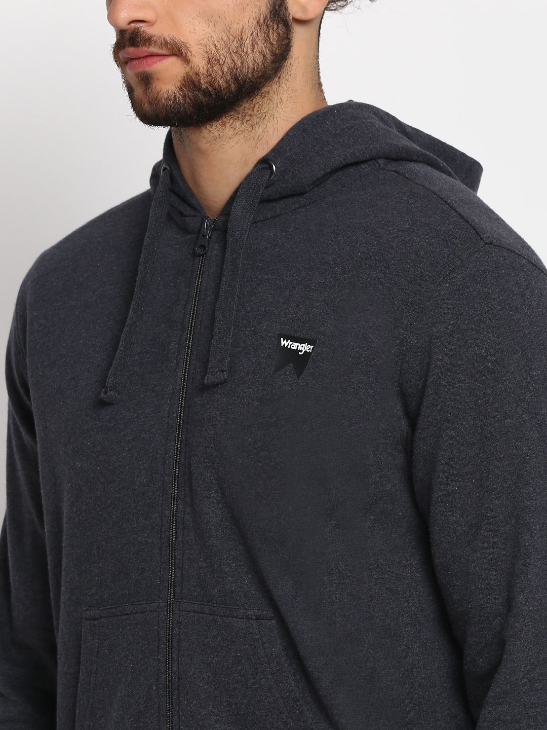  Wrangler Men Grey Sweatshirt