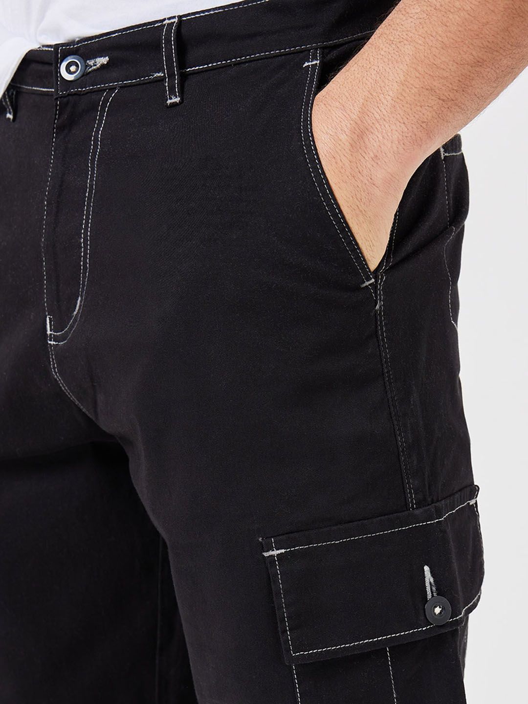  Styli Men Relaxed-fit Pure Cotton Track Pants