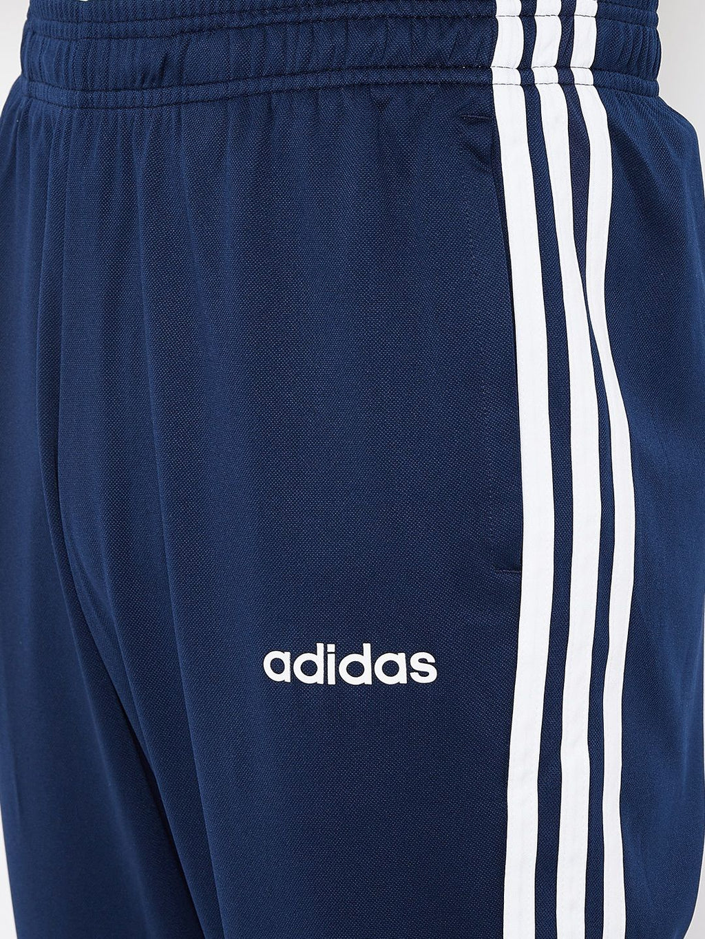  ADIDAS Men Navy Blue Essentials Classics Solid Sustainable Track Pants