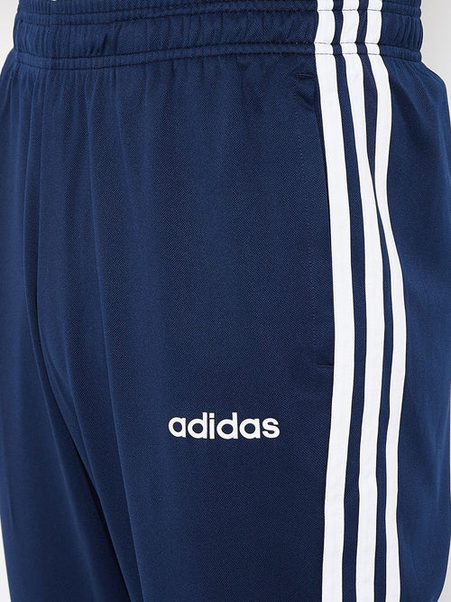  ADIDAS Men Navy Blue Essentials Classics Solid Sustainable Track Pants