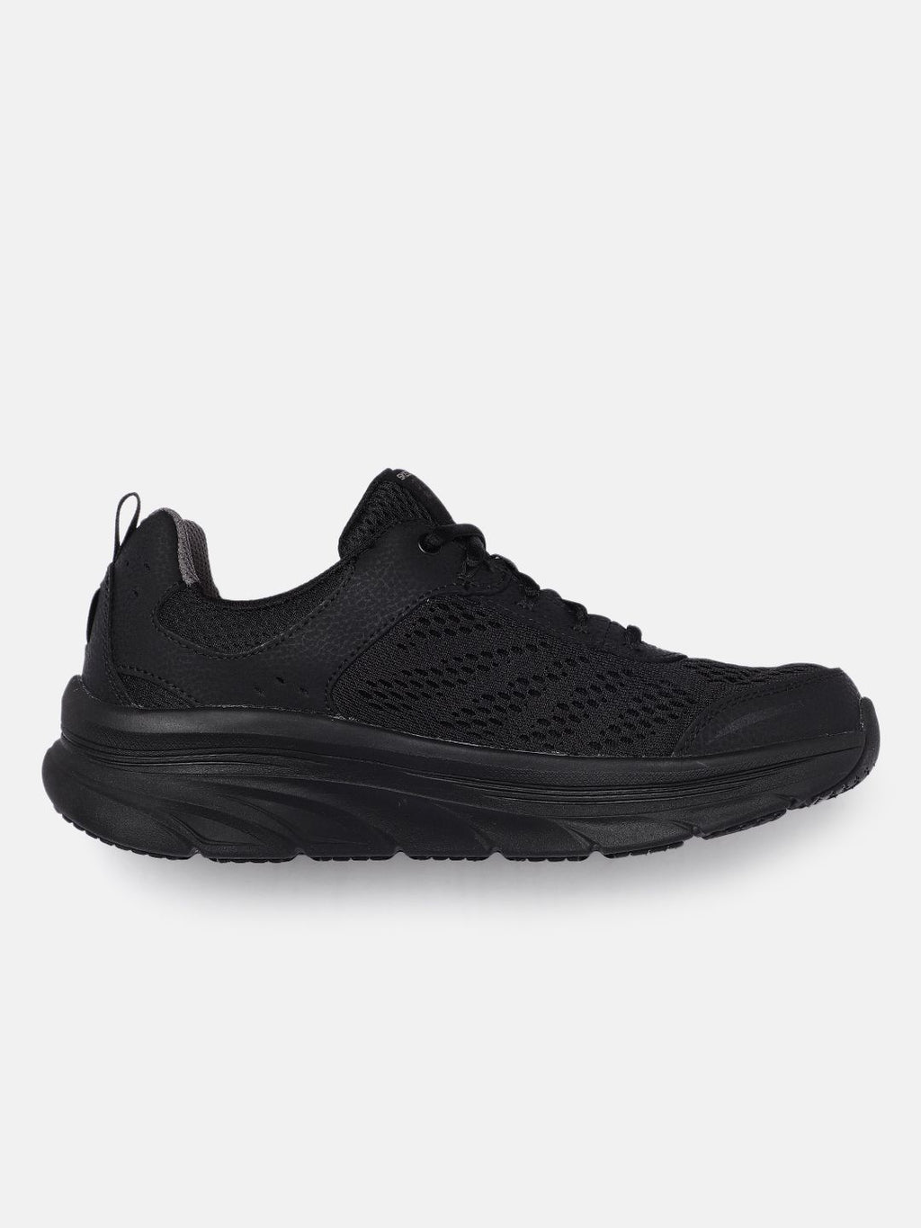  Skechers Men Black Mesh Walking Shoes