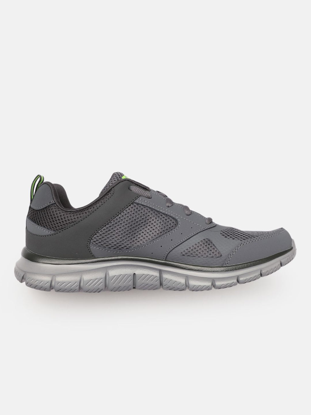  Skechers Men Grey Solid Track-Syntac Training Shoes