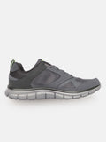  Skechers Men Grey Solid Track-Syntac Training Shoes