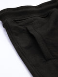  WROGN Men Solid Mid Rise Knitted Joggers With Pocket Detailing