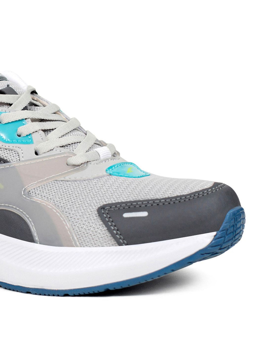  ASIAN Men Grey & Black Max Cushion Memory Foam Mesh Running Shoes