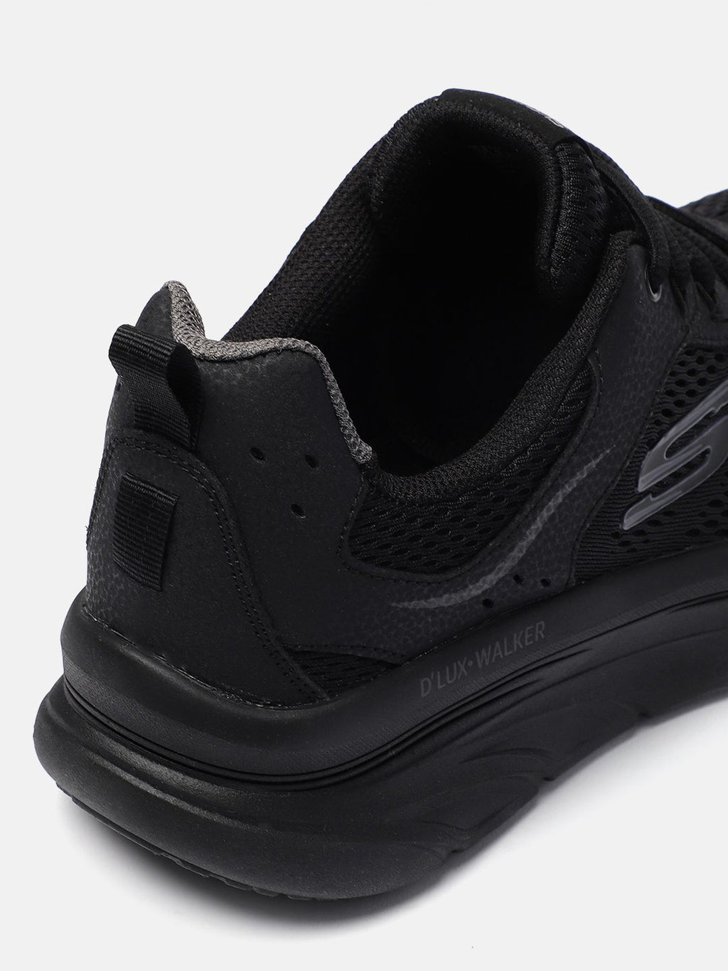  Skechers Men Black Mesh Walking Shoes