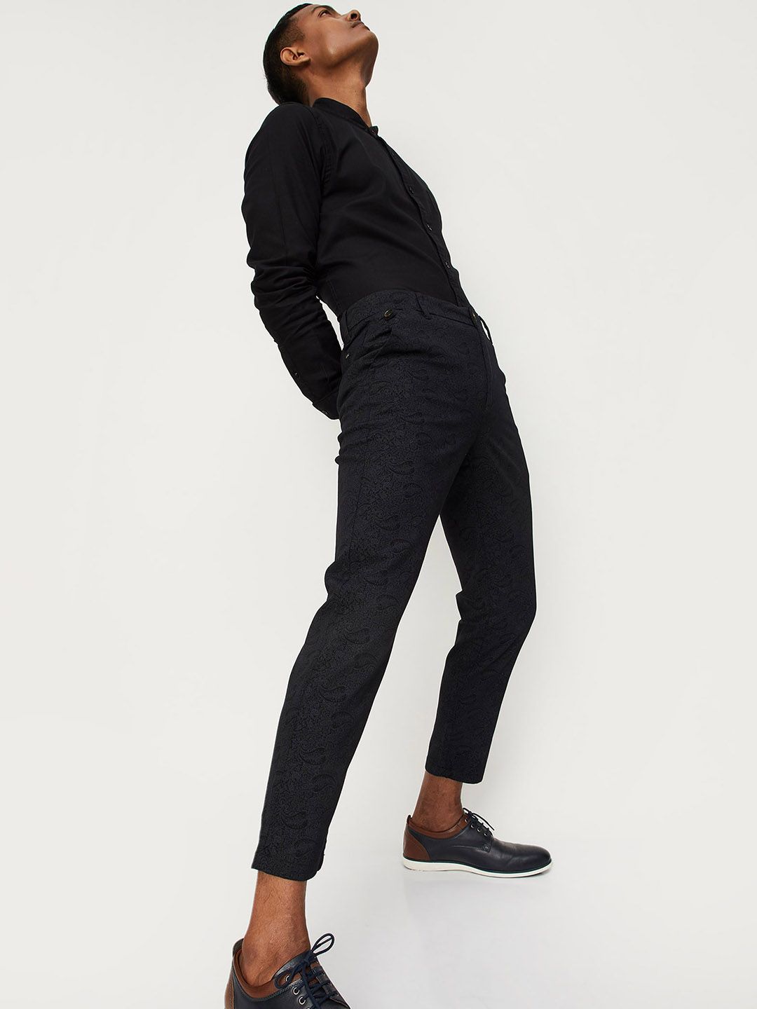  Max Men Mid-Rise Formal Trousers