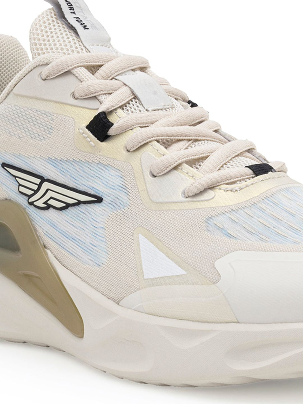  Red Tape Men Beige Mesh Walking Shoes