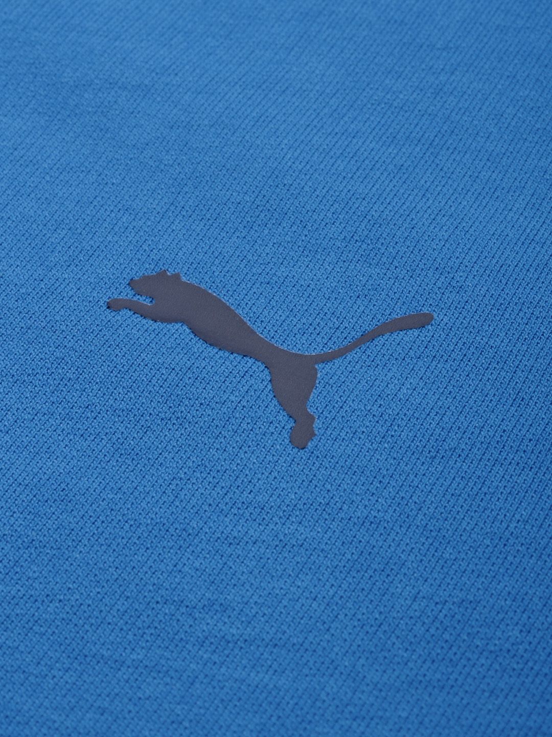  One8 X PUMA Men Blue & Navy Blue Colourblocked Sweatshirt