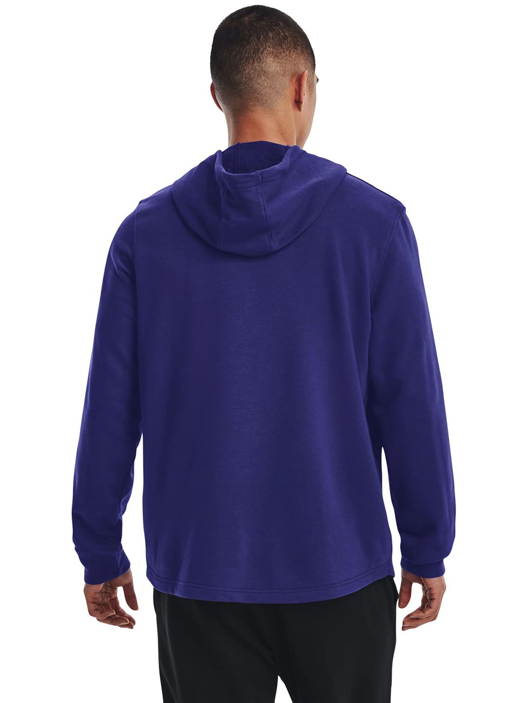  UNDER ARMOUR Brand Logo Print Hooded Terry Sweatshirt