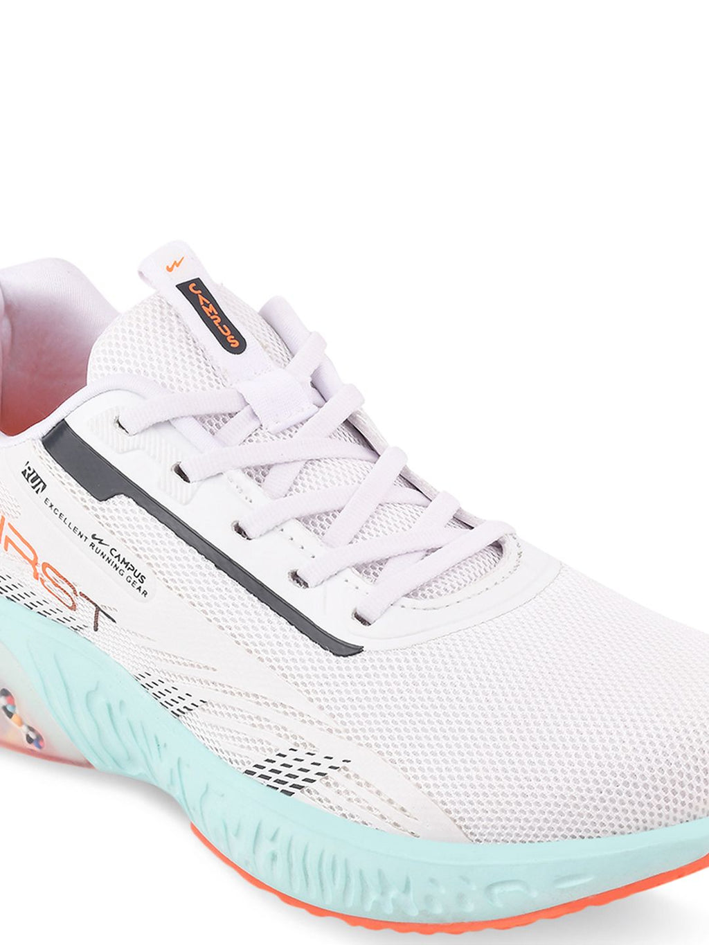  Campus Men White Mesh Running Shoes