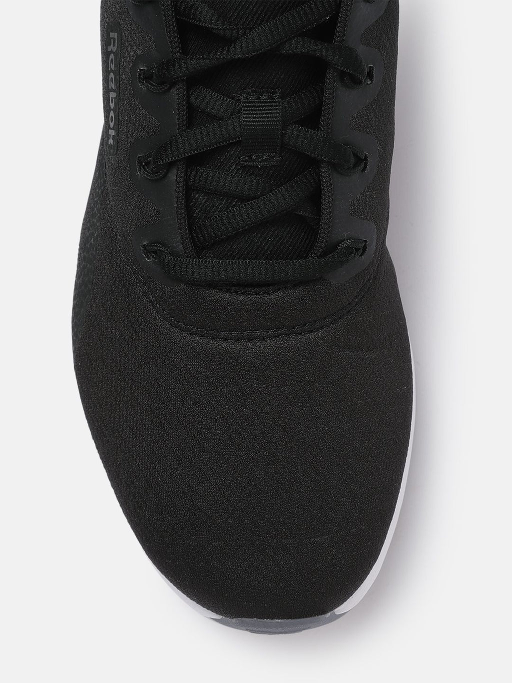 Reebok Men Black Woven Design DailyFit DMX Walking Shoes