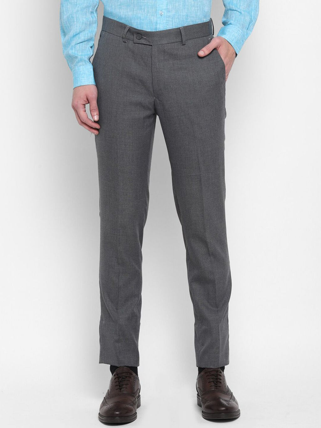  Turtle Men Tailored Slim Fit Formal Trousers