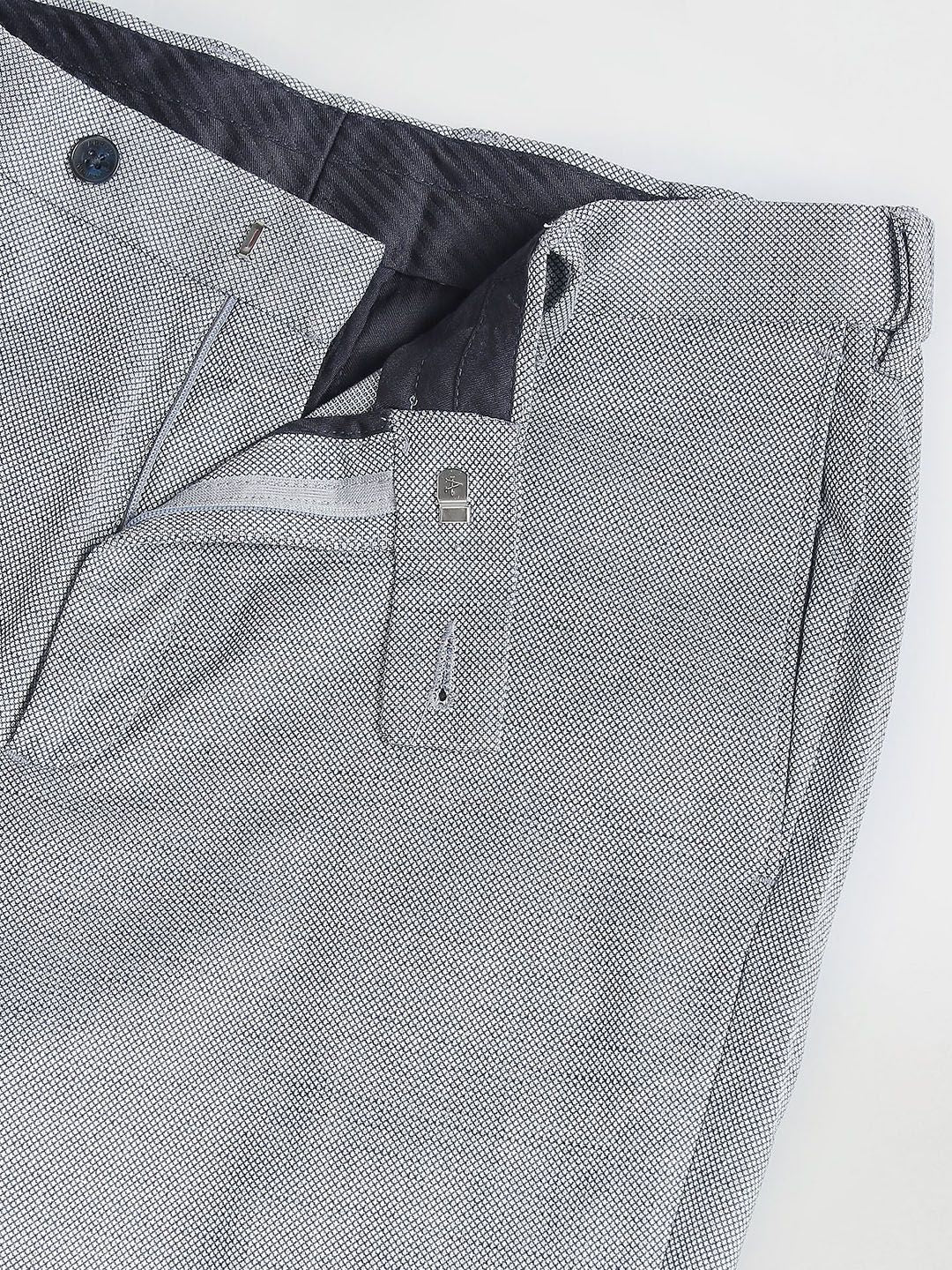  Arrow Men Mid-Rise Slim Fit Formal Trousers