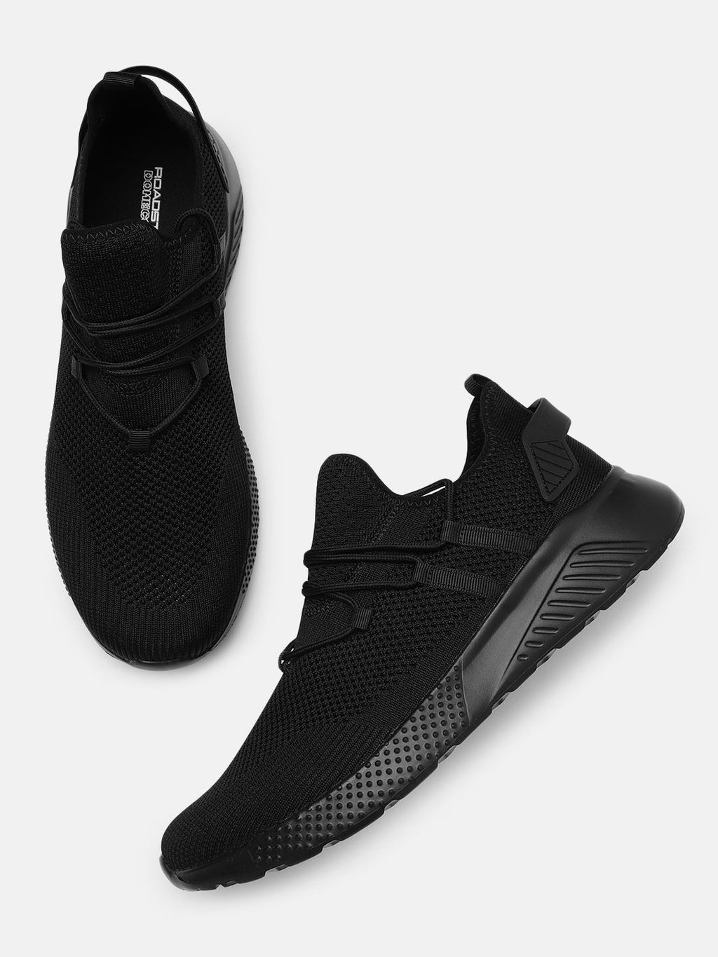  Roadster Men Black Running Sports Shoes