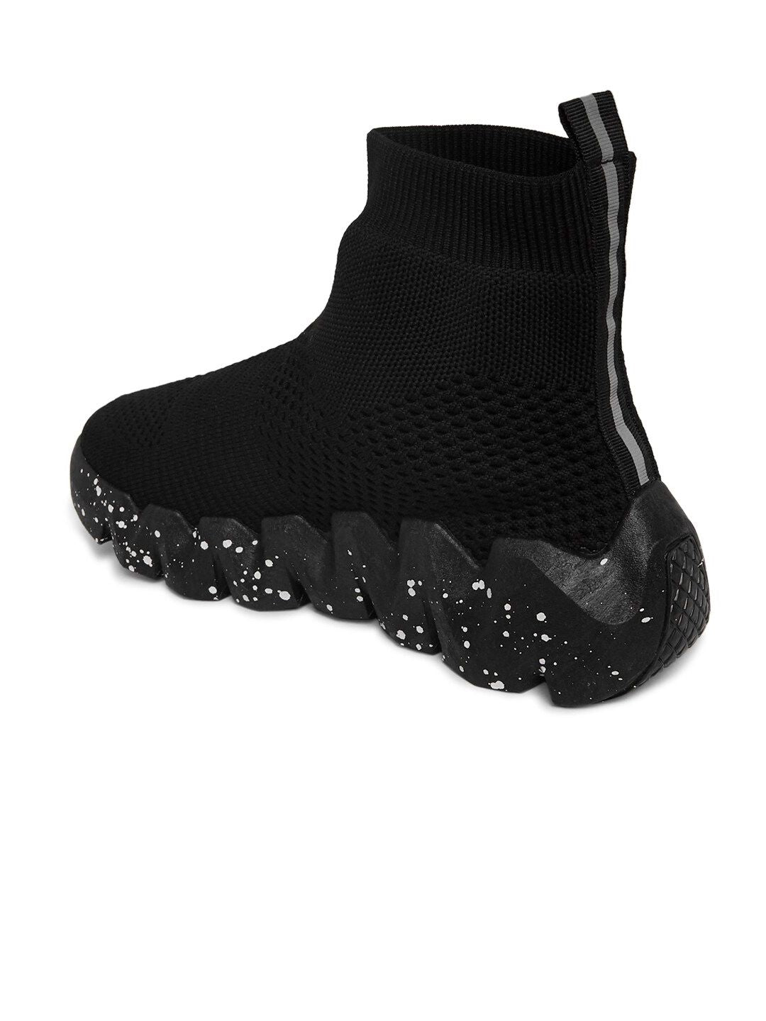  Ajile By Pantaloons Men Black Textile Walking Non-Marking Shoes
