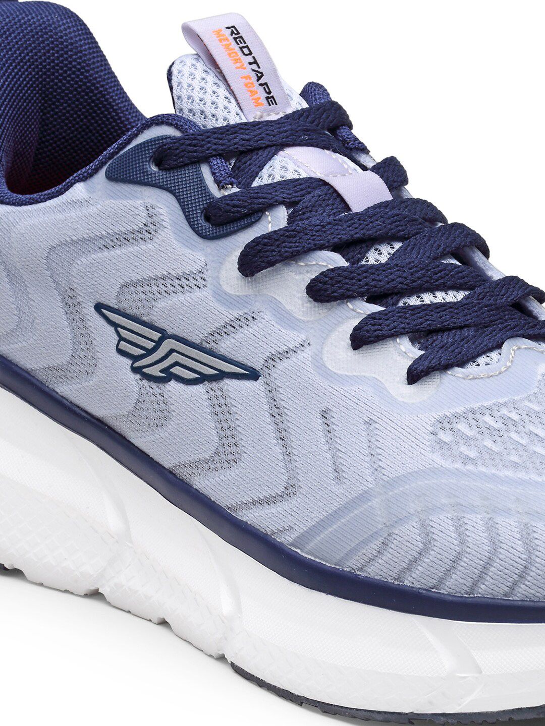  Red Tape Men Grey Mesh Walking Shoes