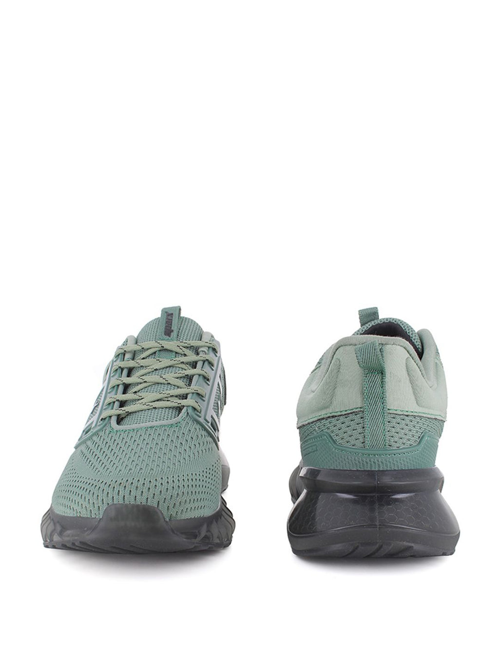  Sparx Men Green Mesh Running Non-Marking Shoes