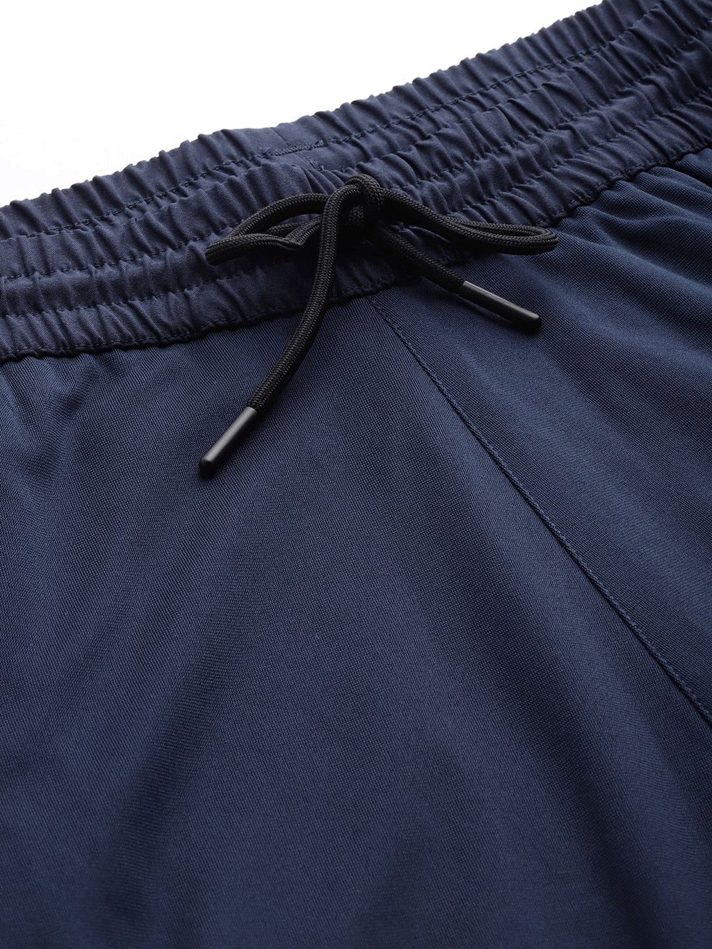  Reebok Men Navy Blue Solid Training WOR Knit Track Pants