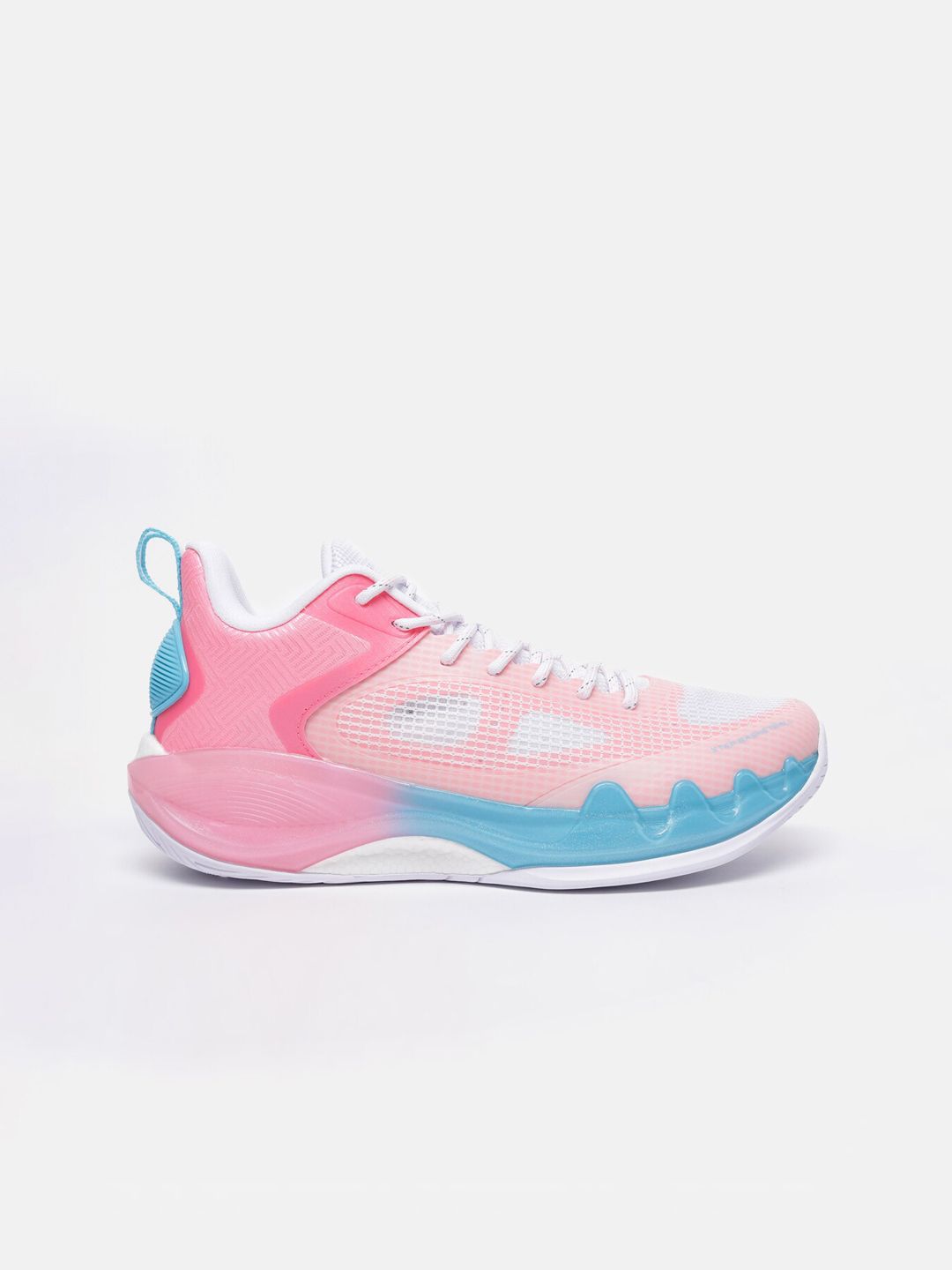  Xtep Men Pink Basketball Non-Marking Shoes