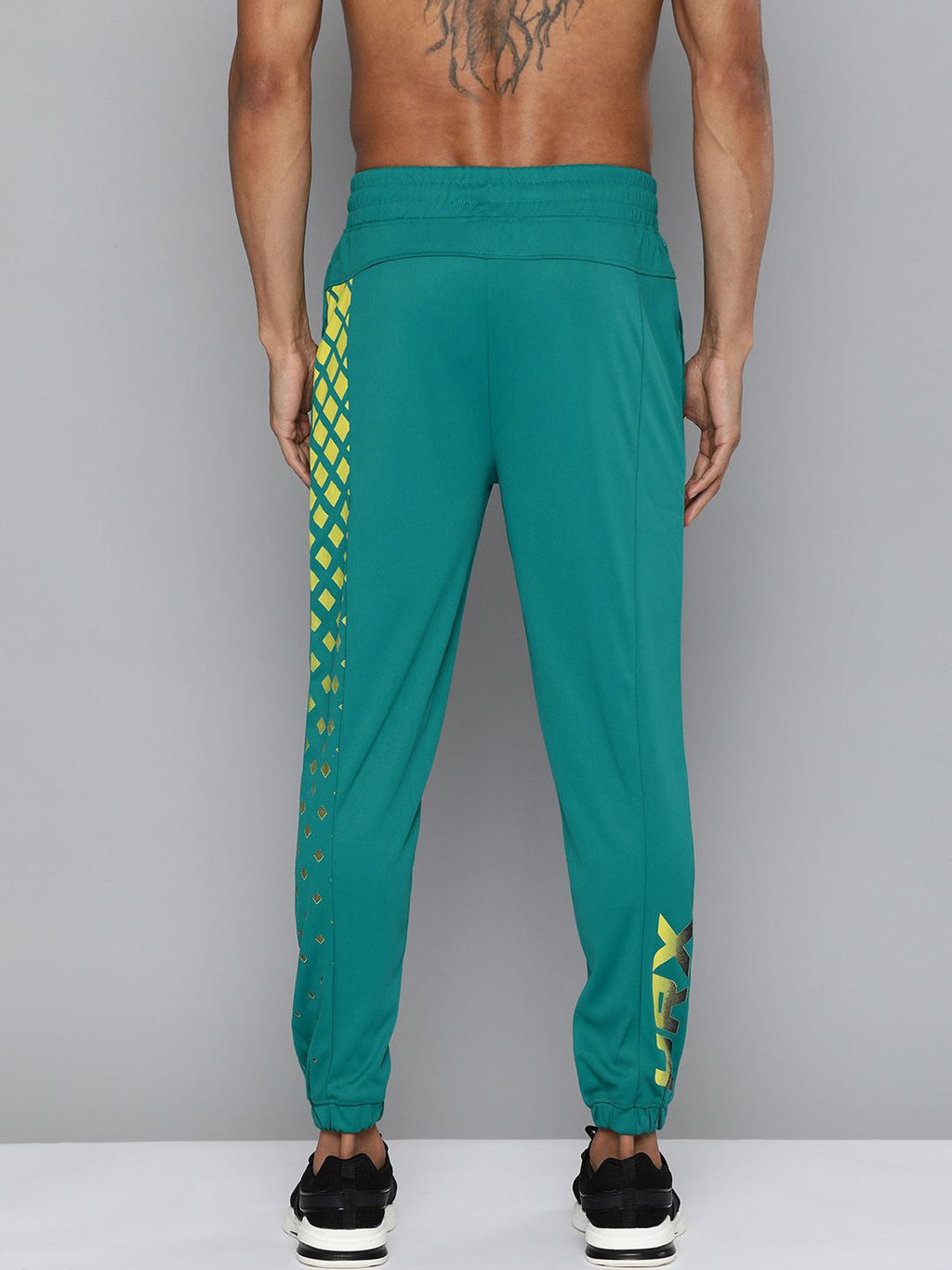  HRX By Hrithik Roshan Men Printed Rapid-Dry Training Track Pants