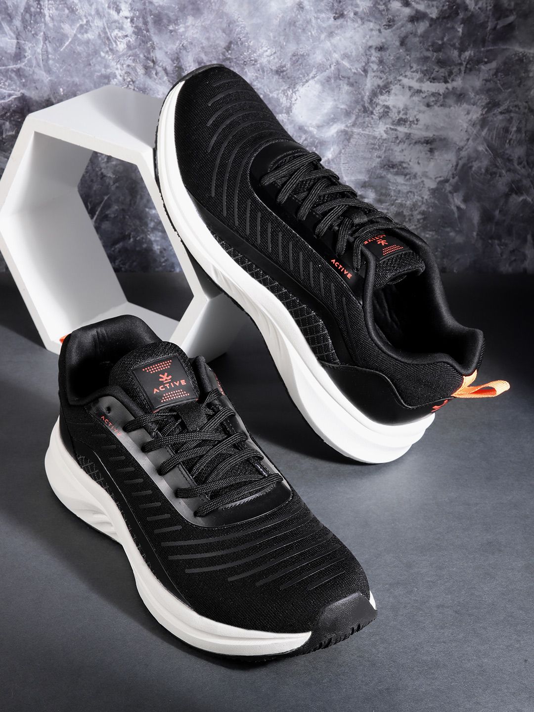  WROGN Men Woven Design Running Shoes