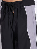  FUGAZEE Men Mid-Rise Relaxed-Fit Wavy Panel Track Pants