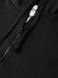  Roadster Men Black Solid Hooded Sweatshirt