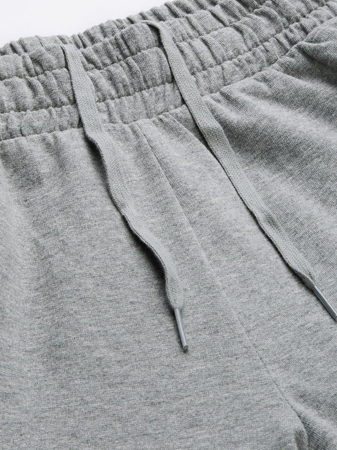  Puma Men Grey Melange Typography Printed Zippered Slim Fit Regular Track Pants