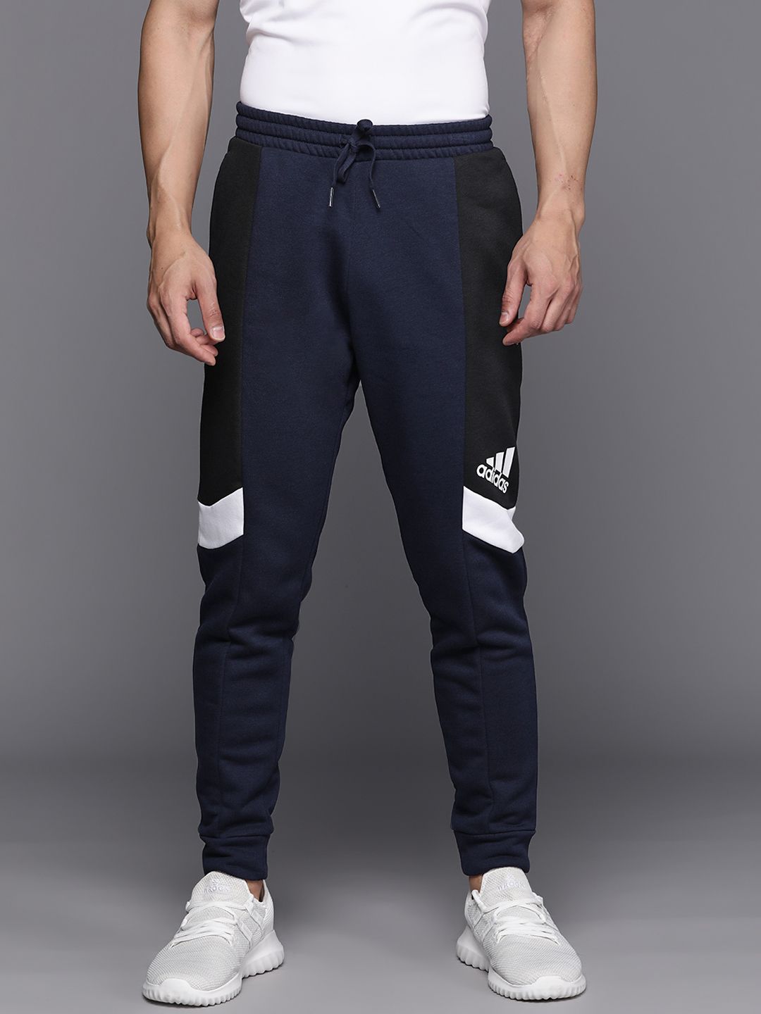  ADIDAS Men Essentials Colourblocked Joggers