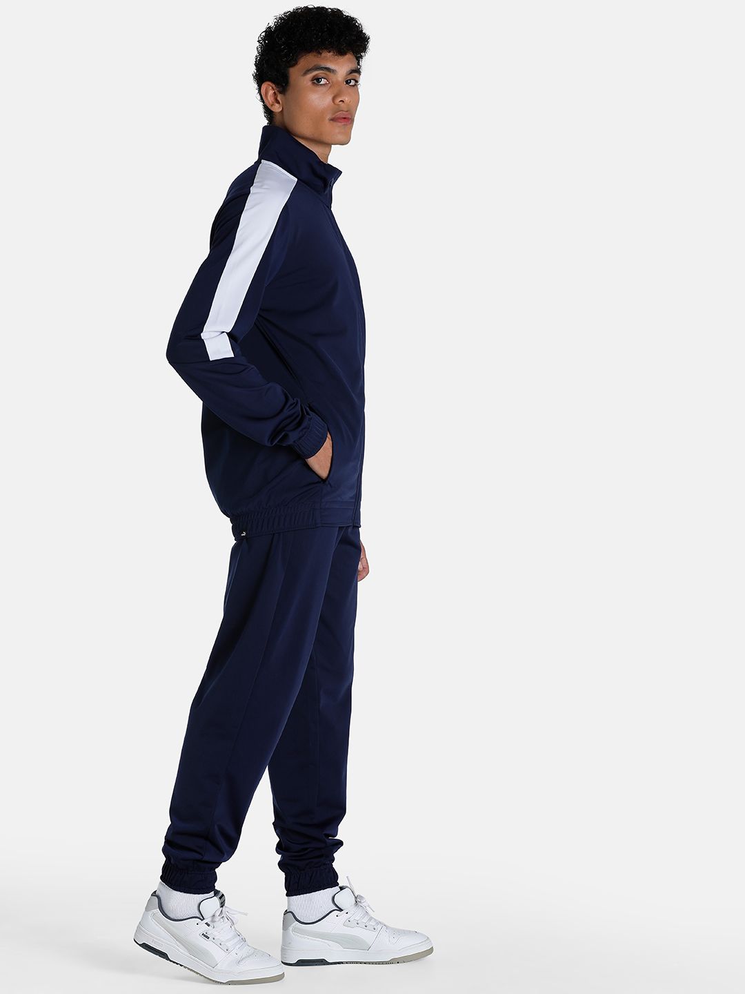  Puma Men Blue Solid Tracksuit