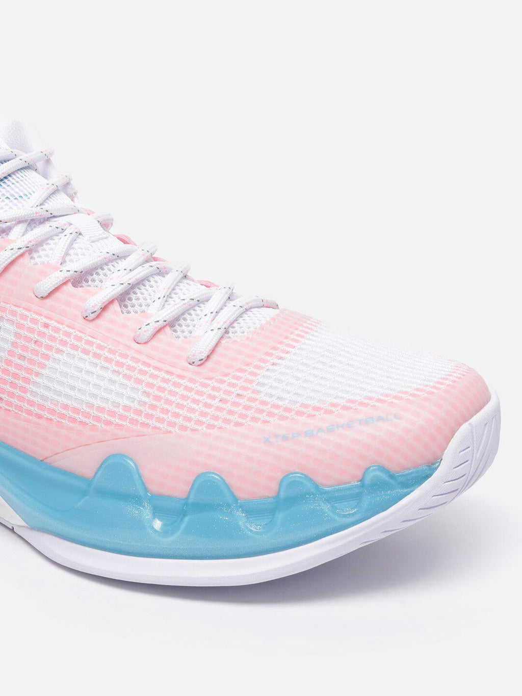  Xtep Men Pink Basketball Non-Marking Shoes