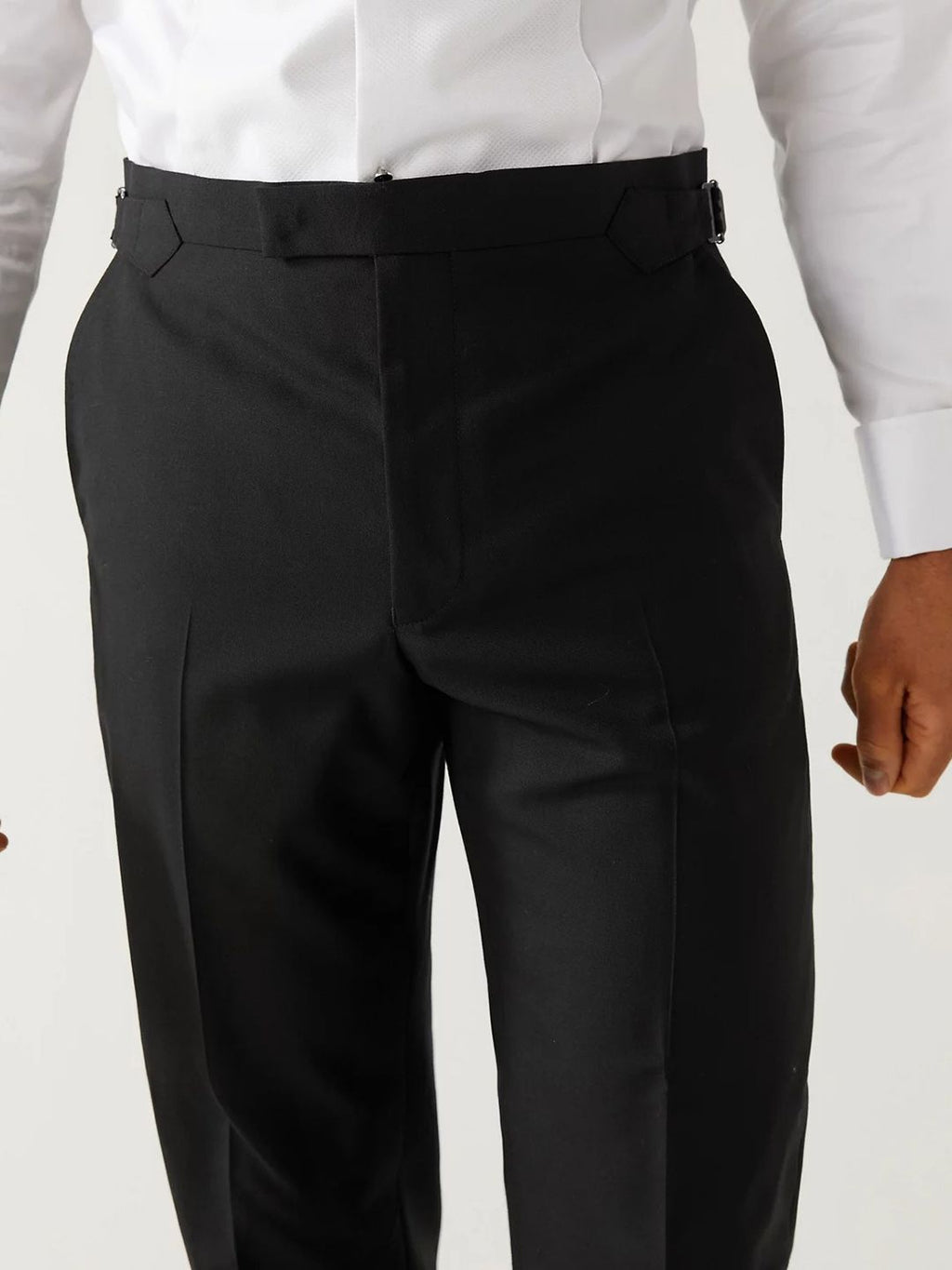  Marks & Spencer Men High-Rise Formal Trousers