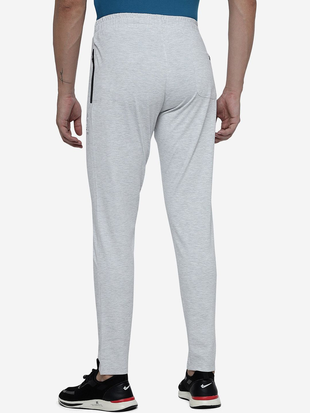  JADE BLUE Men Mid Rise Cotton Track Pant