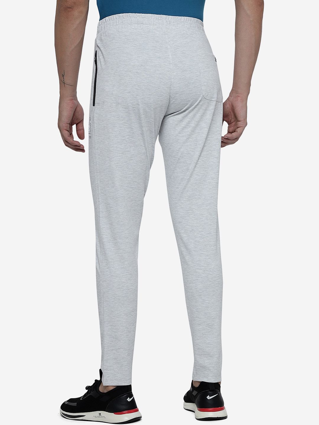  JADE BLUE Men Mid Rise Cotton Track Pant