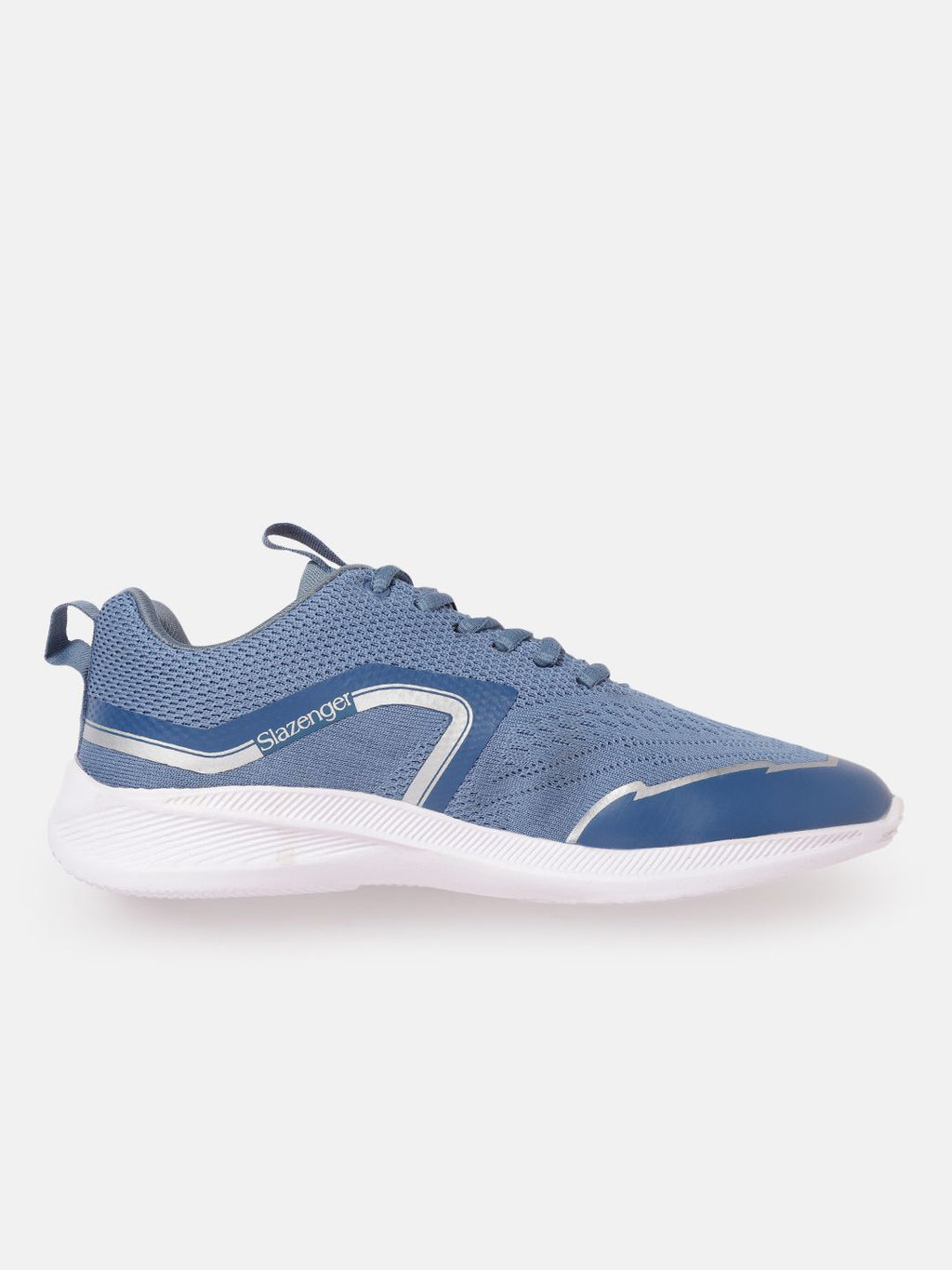  Slazenger Men Blue Woven Design Walking Shoes