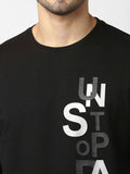  Pepe Jeans Men Black Printed Cotton Sweatshirt