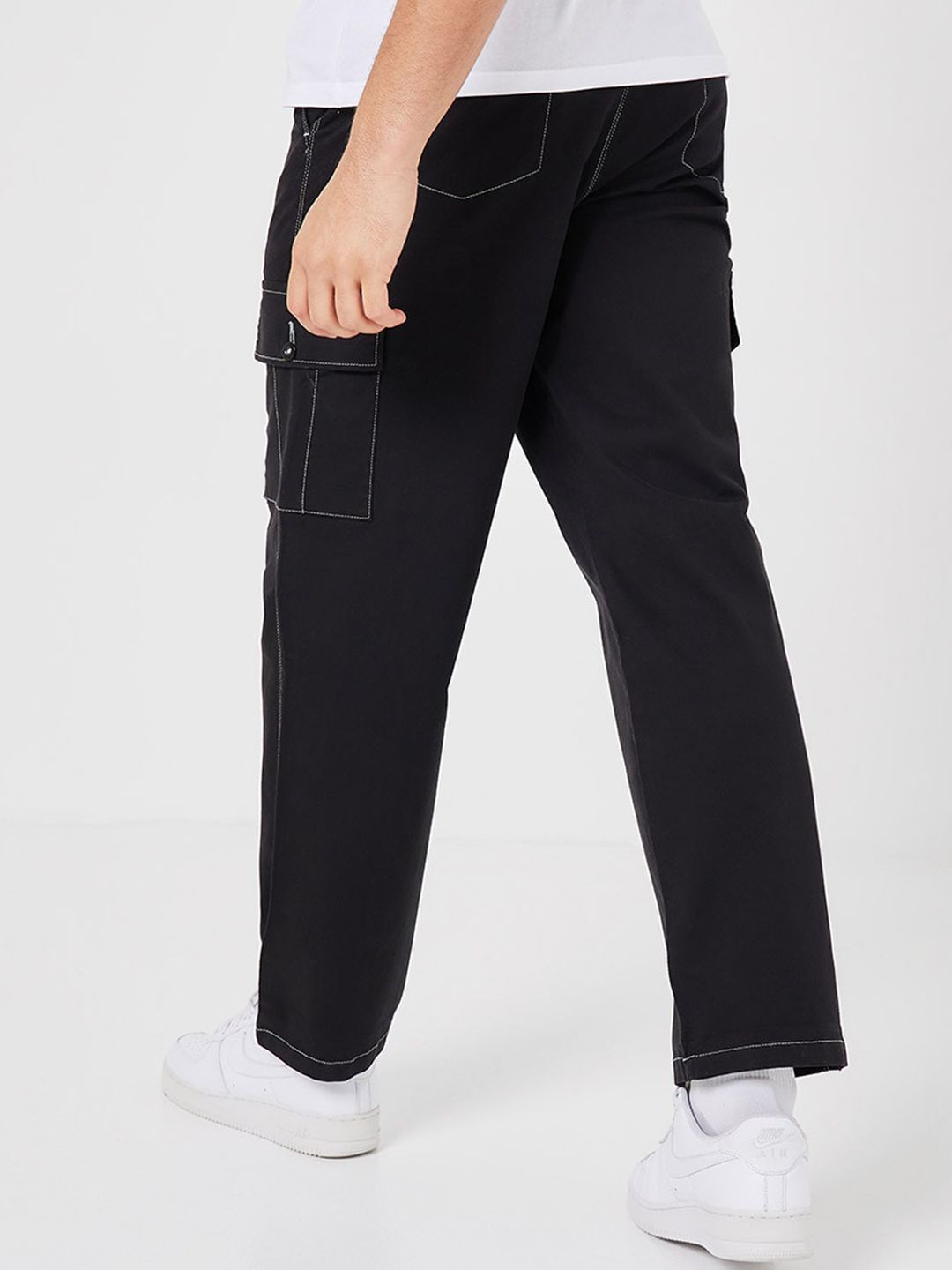  Styli Men Relaxed-fit Pure Cotton Track Pants