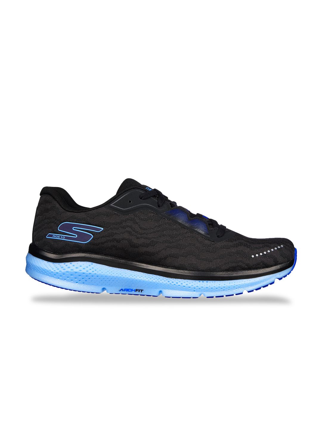  Skechers Men Black GO RUN Running Non-Marking Shoes
