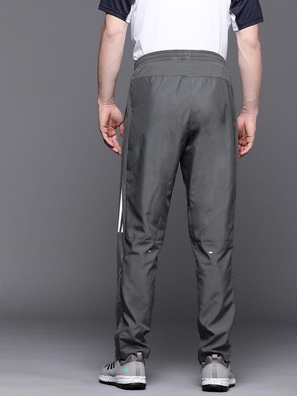  ADIDAS Men Grey Own The Run Astro Wind Sustainable Track Pants