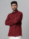  Ramraj Spread Collar Casual Linen Shirt