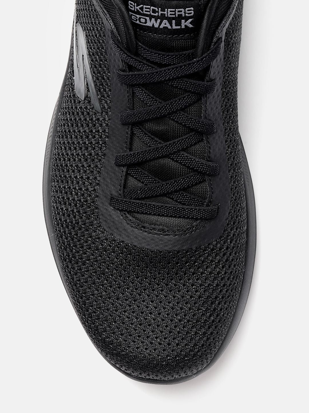  Skechers Men Black Mesh GO WALK STABILITY - PROGRESS Non-Marking Shoes