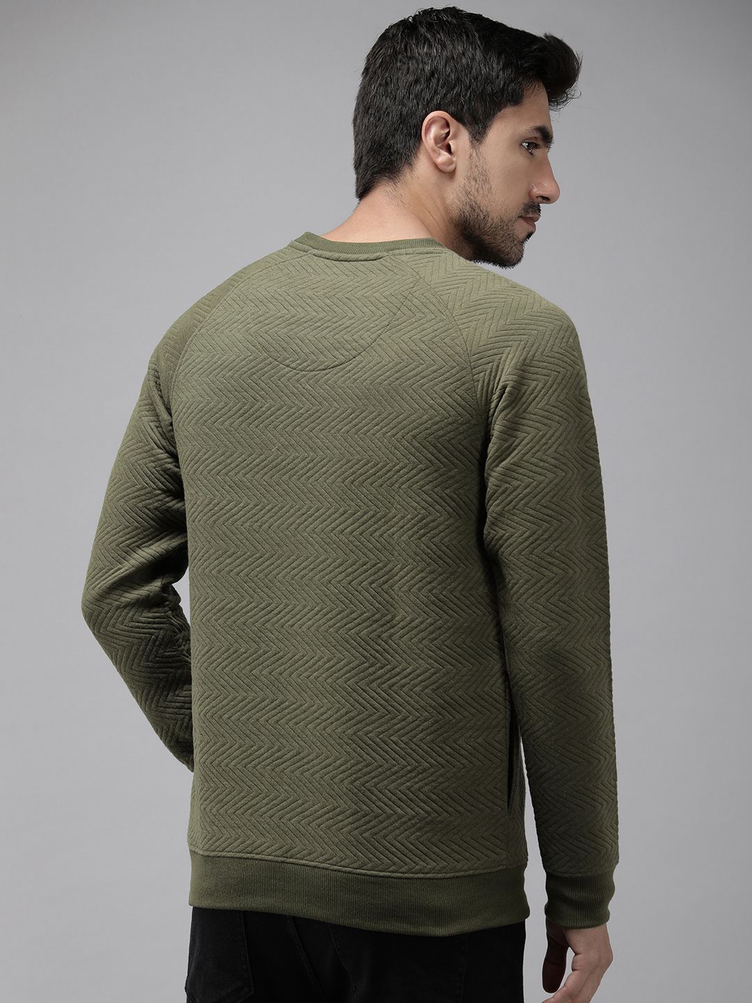  Roadster Raglan Sleeves Pullover Sweatshirt