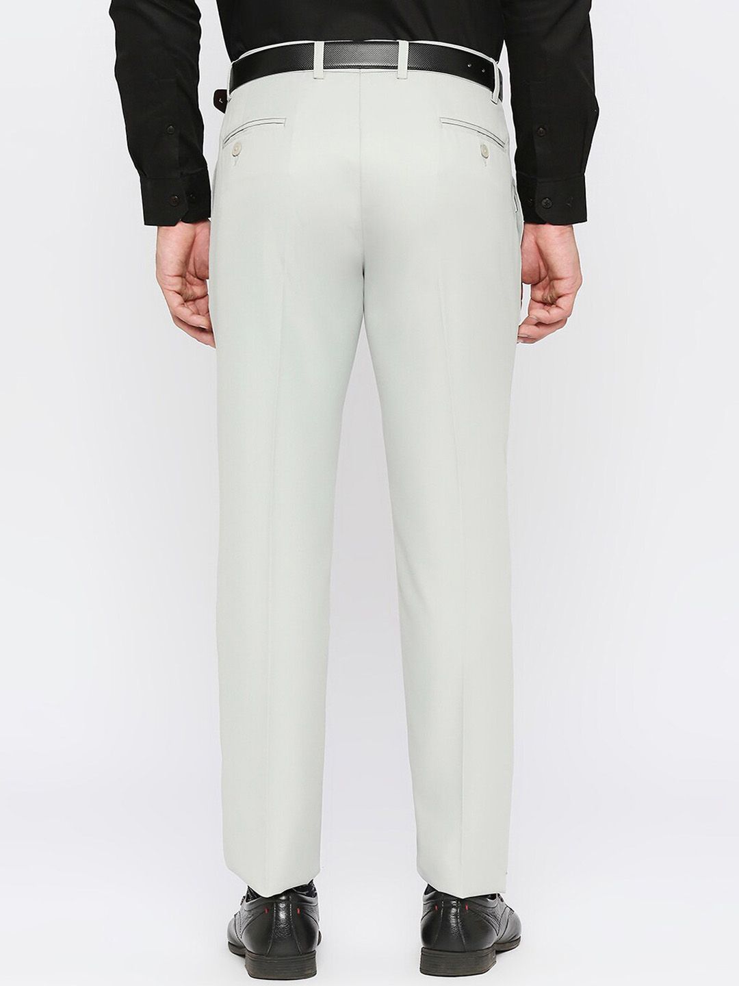  Solemio Men Mid Rise Formal Trousers