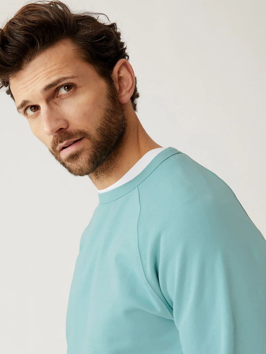  Marks & Spencer Men Cotton Pullover Sweatshirt